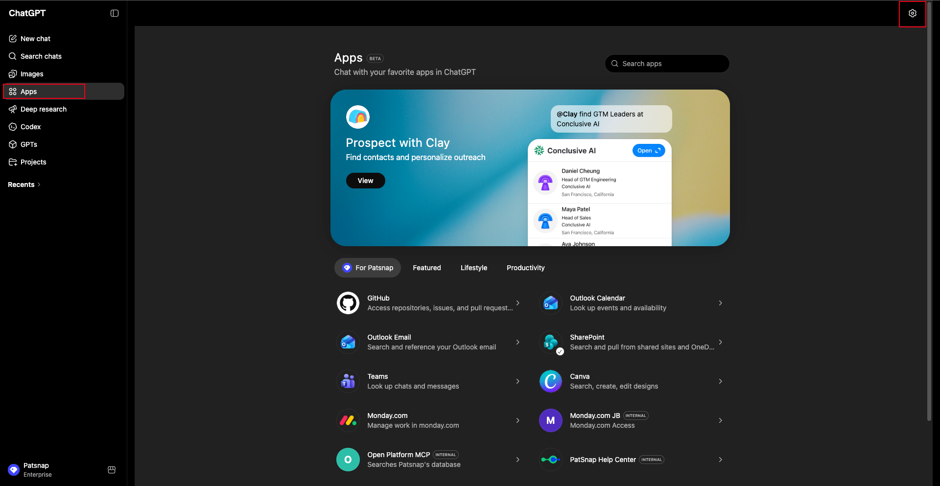 Treat the MCP server as an app